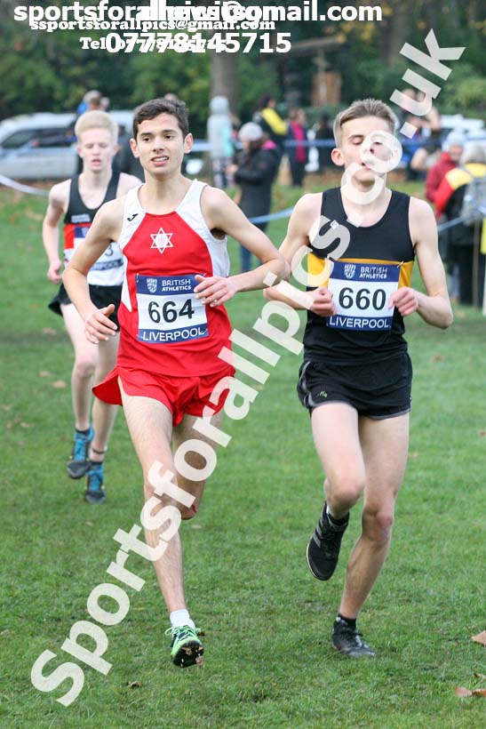 Mens under-17 British Athletics Liverpool Cross Challenge, Sefton Park, Liverpool. Photo:  David T. Hewitson/Sports for All Pics